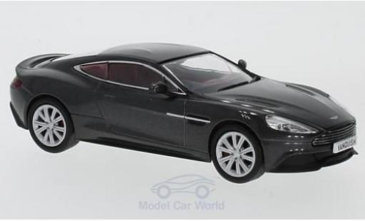 Diecast model cars Aston Martin Vanquish coupe metallic grey RHD 1/43 Oxford