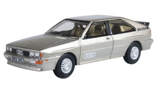 Diecast model cars Audi Quattro coupe metallic beige RHD 1/76 Oxford