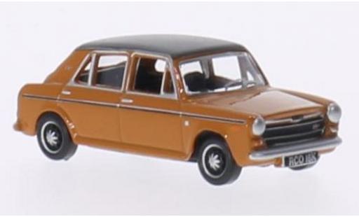 Diecast model cars Austin 1300 berline brown/black RHD 1/76 Oxford