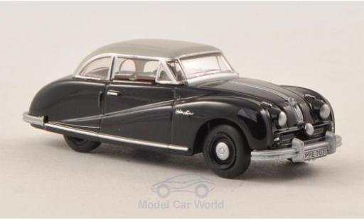 Diecast model cars Austin Atlantic berline Saloon black/grey 1/76 Oxford