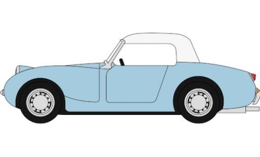 Diecast model cars Austin Healey Sprite roadster MkI blue RHD 1/76 Oxford