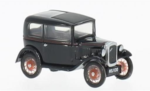 Diecast model cars Austin Seven berline RN Saloon black 1/76 Oxford