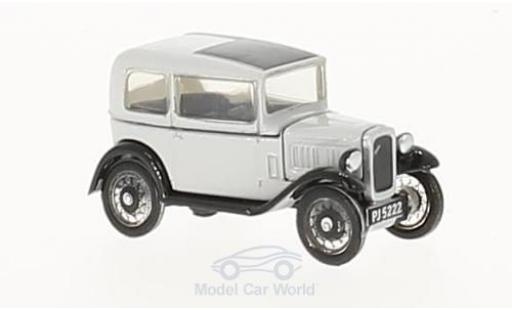Diecast model cars Austin Seven berline Saloon grey 1/76 Oxford