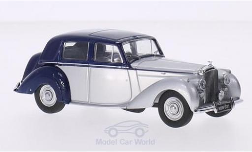 Diecast model cars Bentley Mark 6 berline MK VI blue/grey RHD 1/43 Oxford