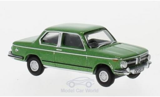 Diecast model cars Bmw 2002 berline metallic green 1/76 Oxford