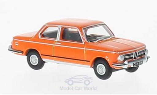Diecast model cars Bmw 2002 berline orange RHD 1/76 Oxford
