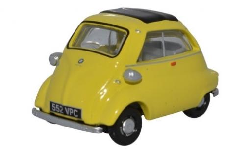 Diecast model cars Bmw Isetta citadine yellow 1/76 Oxford