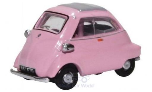 Diecast model cars Bmw Isetta citadine pink 1/76 Oxford