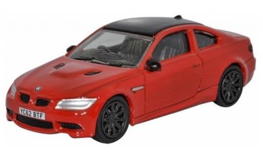Diecast model cars Bmw M3 coupe (E92) red/black RHD 1/76 Oxford