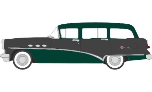 Diecast model cars Buick Century Station Wagon green/grey 1954 1/87 Oxford
