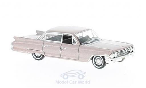 Diecast model cars Cadillac Deville Sedan metallic pink 1961 1/87 Oxford