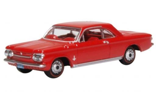 Diecast model cars Chevrolet Corvair Coupe red 1963 1/87 Oxford