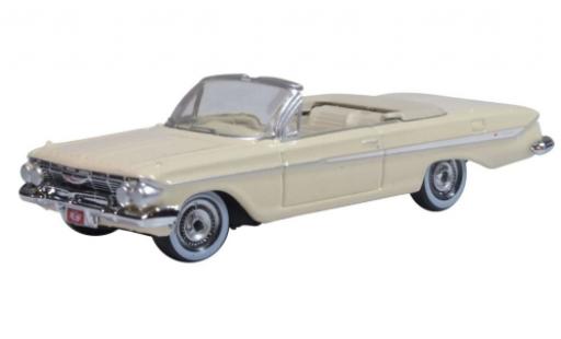 Diecast model cars Chevrolet Impala Convertible beige 1961 1/87 Oxford