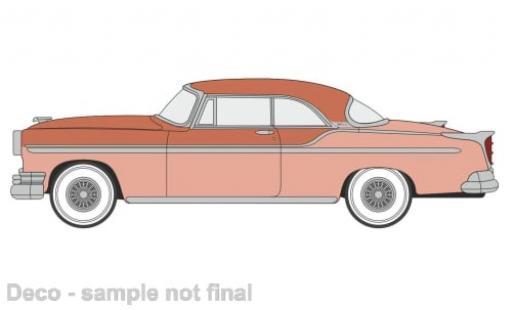 Diecast model cars Chrysler New Yorker Coupe Deluxe St.Regis brown/beige 1955 1/87 Oxford
