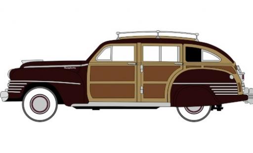 Diecast model cars Chrysler Town & Country Station Wagon Woody red/Holzoptik 1942 1/87 Oxford
