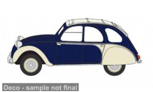 Diecast model cars Citroen 2CV Dolly blue/beige 1/76 Oxford