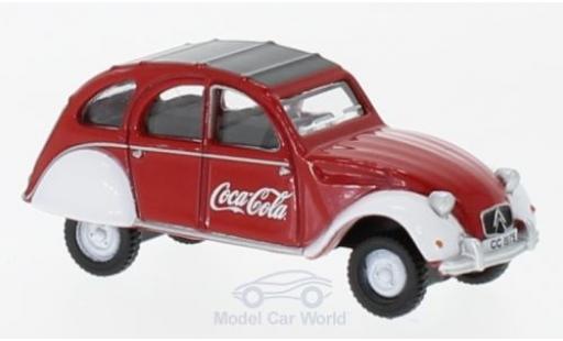 Diecast model cars Citroen 2CV Berline RHD Coca Cola 1/76 Oxford