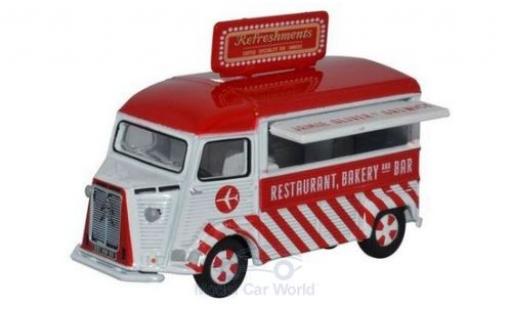 Diecast model cars Citroen Type H Fourgonnette Catering Van Jamie Oliver at Gatwick 1/76 Oxford