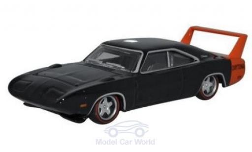 Diecast model cars Dodge Charger Daytona black 1969 1/87 Oxford