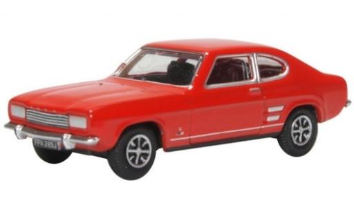 Diecast model cars Ford Capri MK1 red RHD 1969 1/76 Oxford