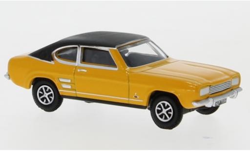 Diecast model cars Ford Capri MK1 MKI yellow/black 1970 1/76 Oxford