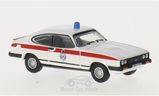 Diecast model cars Ford Capri MK3 MkIII RHD Merseyside Police 1/76 Oxford