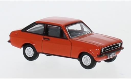 Diecast model cars Ford Escort Berlina MKII red RHD 1/76 Oxford