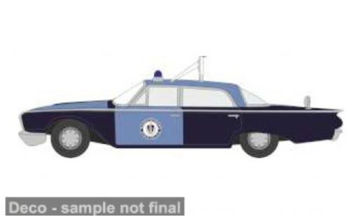 Diecast model cars Ford Fairlane Sedan 1960 Massachusetts State Police Radar Car 1/87 Oxford