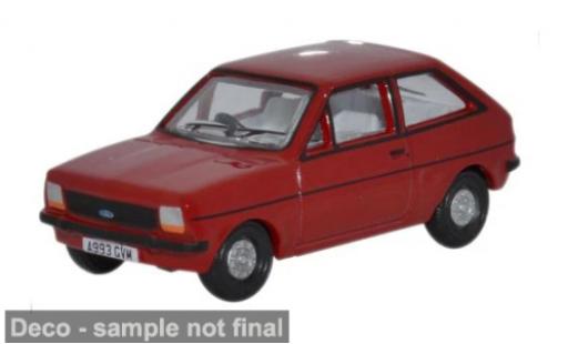 Diecast model cars Ford Fiesta MKI MK I red 1976 1/76 Oxford