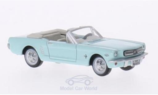 Diecast model cars Ford Mustang Convertible turquoise 1956 1/87 Oxford