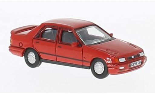 Diecast model cars Ford Sierra Sapphire red 1/76 Oxford