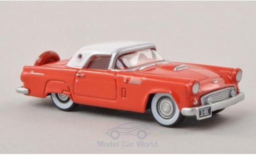 Diecast model cars Ford Thunderbird Two-Seater red/white 1956 1/87 Oxford