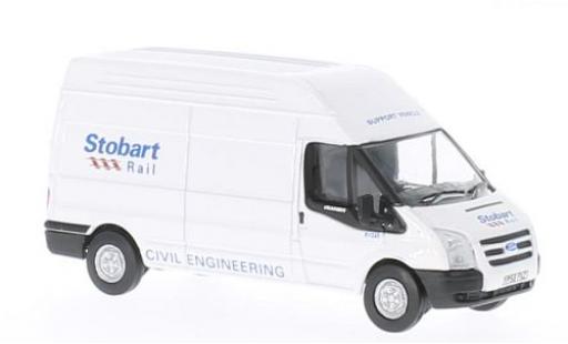 Diecast model cars Ford Transit Kastenwagen LWB High Roof Stobart 1/76 Oxford