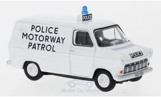 Diecast model cars Ford Transit Mk1 Police Motorway Patrol (Gwent) 1/76 Oxford