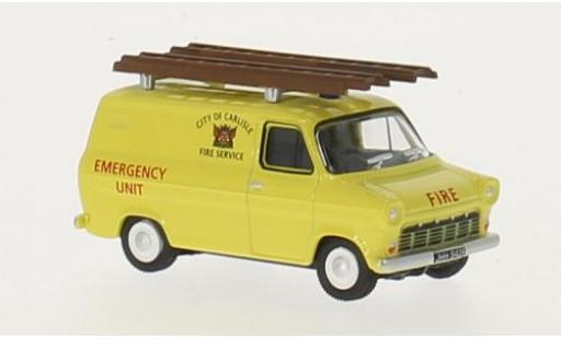 Diecast model cars Ford Transit Mk1 RHD City of Carlisle Fire Service 1/76 Oxford