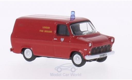 Diecast model cars Ford Transit Mk1 RHD London Fire Brigade 1/76 Oxford