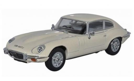 Diecast model cars Jaguar E-Type Coupe V12 beige RHD 1/43 Oxford