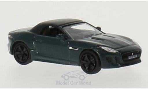 Diecast model cars Jaguar F-Type Base green/black RHD 1/76 Oxford