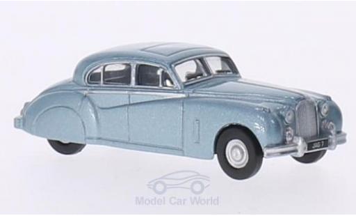 Diecast model cars Jaguar MK Base MkVII metallic blue RHD 1/76 Oxford