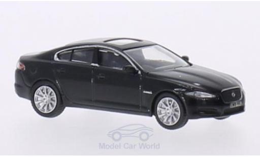 Diecast model cars Jaguar XF Base metallic black RHD 1/76 Oxford