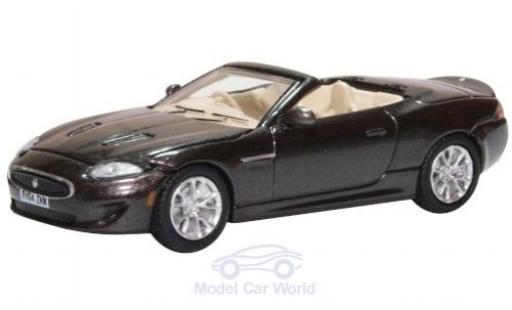 Diecast model cars Jaguar XK Base metallic grey RHD 1/76 Oxford