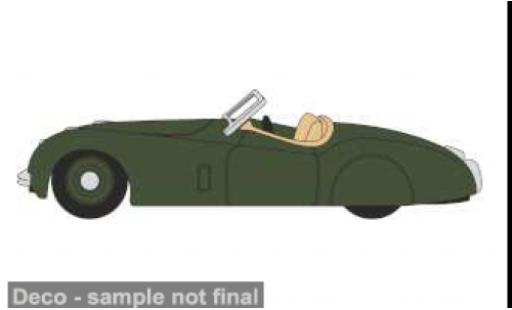 Diecast model cars Jaguar XK 120 green 1/76 Oxford