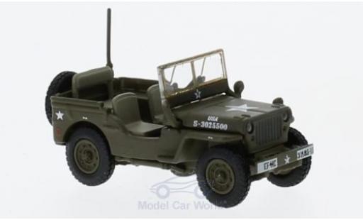 Diecast model cars Jeep Willys Militaire MB US Army 1/76 Oxford