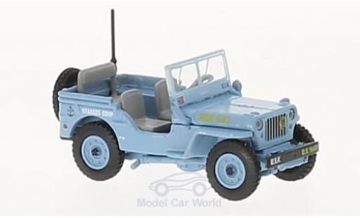 Diecast model cars Jeep Willys Militaire MB US Navy Seebees 1/76 Oxford