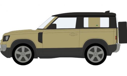 Diecast model cars Land Rover Defender 90 grey 1/76 Oxford