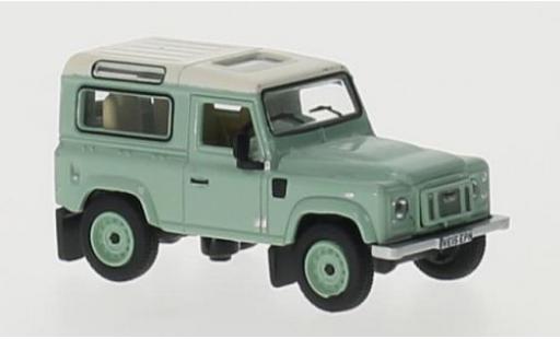 Diecast model cars Land Rover Defender 90 green/beige RHD Station Wagon 1/76 Oxford