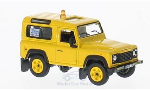 Diecast model cars Land Rover Defender 90 RAF Flight Safety 1/76 Oxford