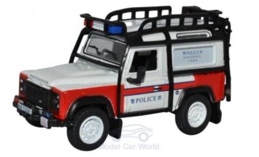 Diecast model cars Land Rover Defender 90 Station Wagon Metropolitan Police 1/76 Oxford