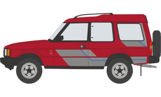 Diecast model cars Land Rover Discovery Base 1 metallic red 1/76 Oxford