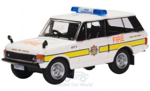 Diecast model cars Land Rover Range Rover Classic London Fire Brigade 1/76 Oxford